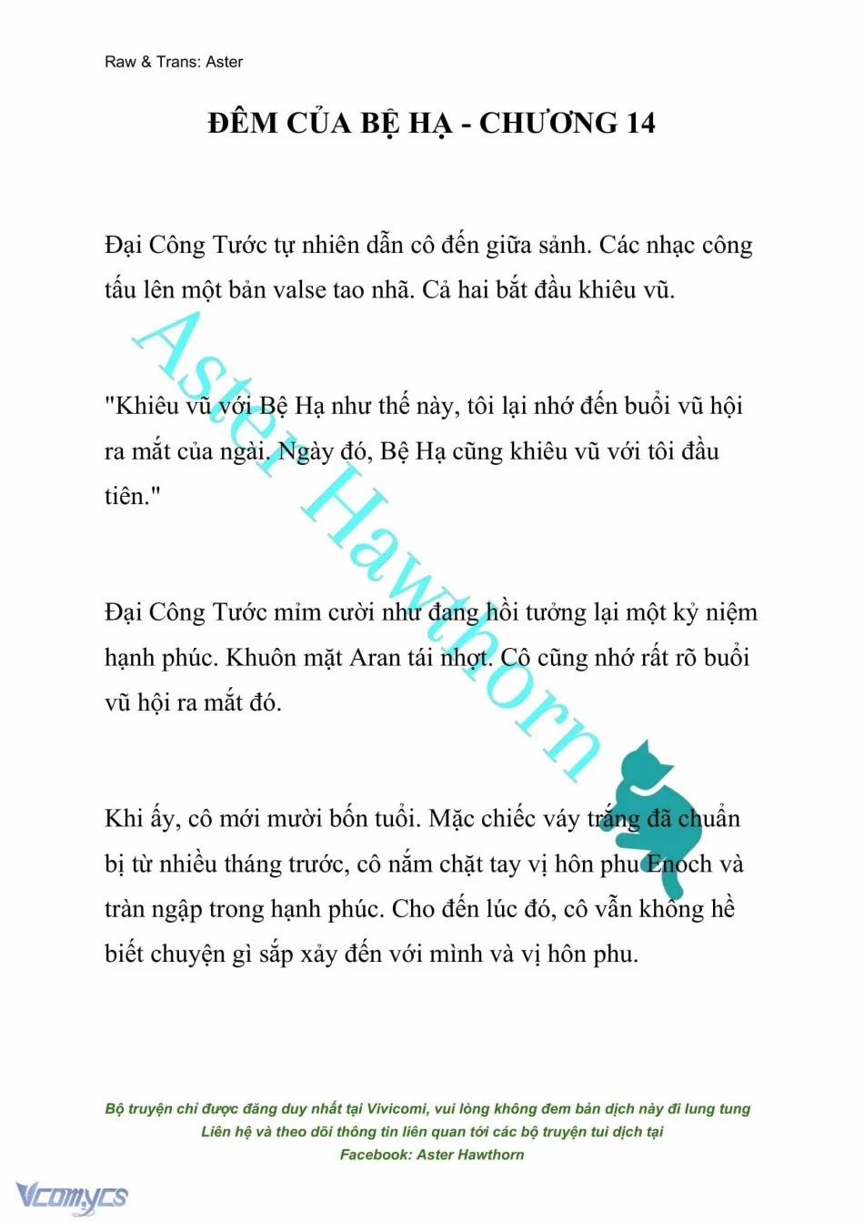 [Novel] Đêm Của Bệ Hạ 14 trang 0