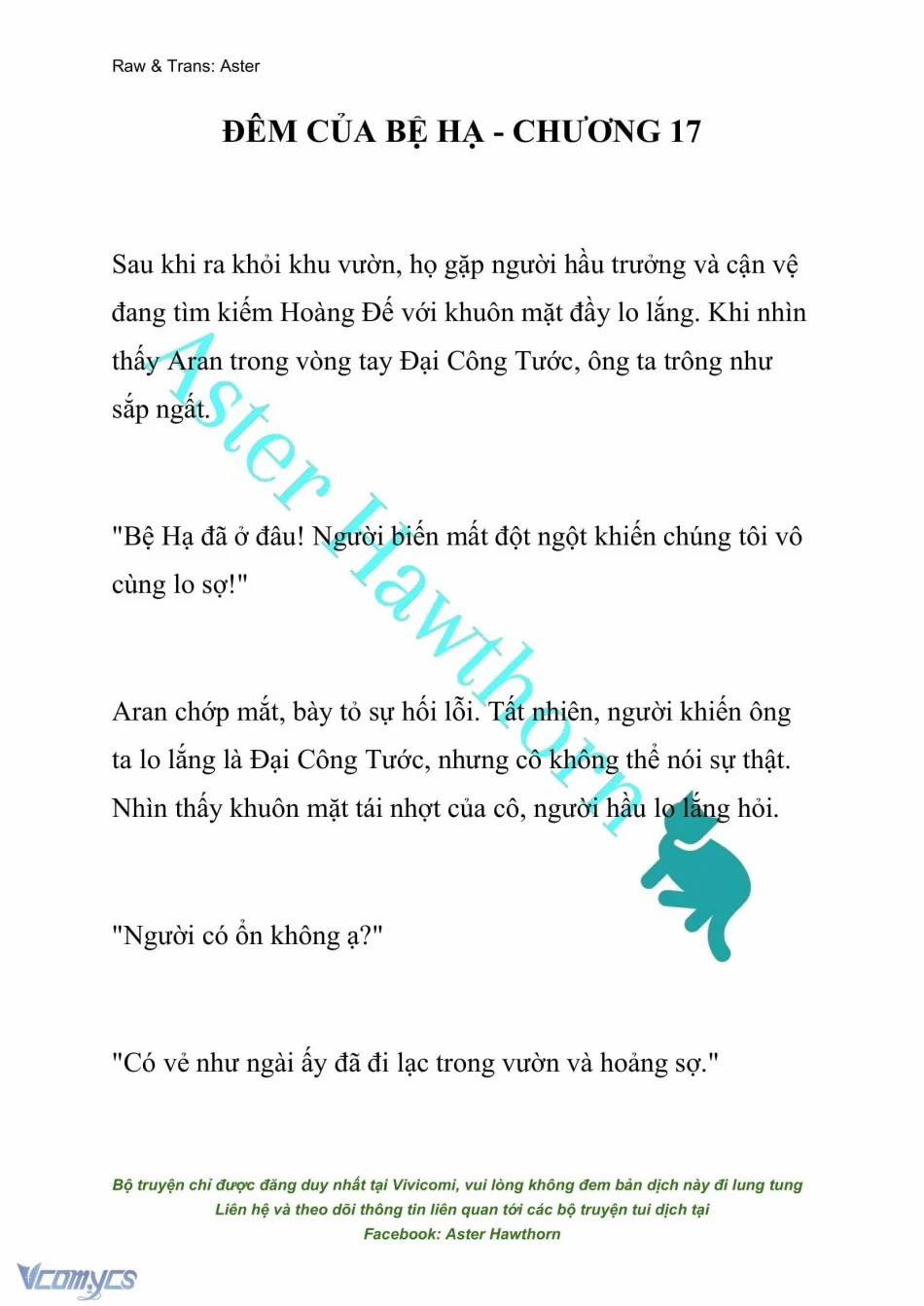 [Novel] Đêm Của Bệ Hạ 17 trang 0