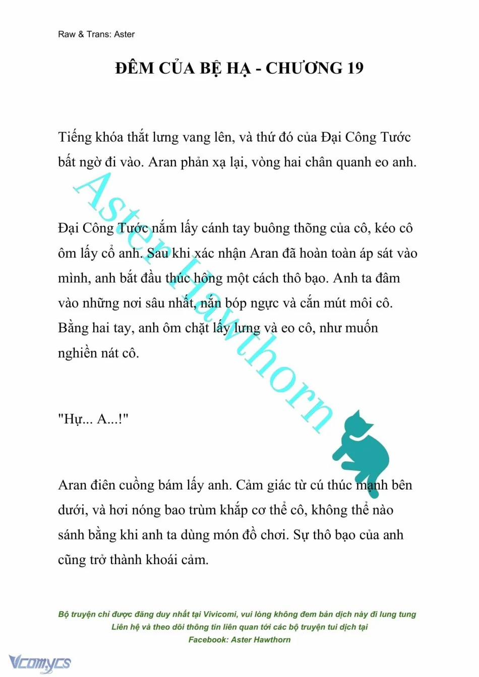 [Novel] Đêm Của Bệ Hạ 19 trang 0