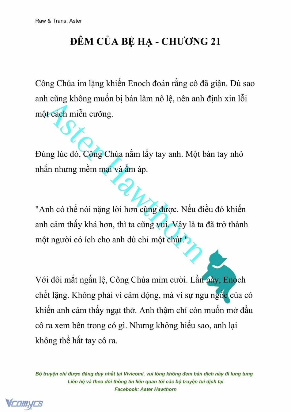 [Novel] Đêm Của Bệ Hạ 21 trang 0