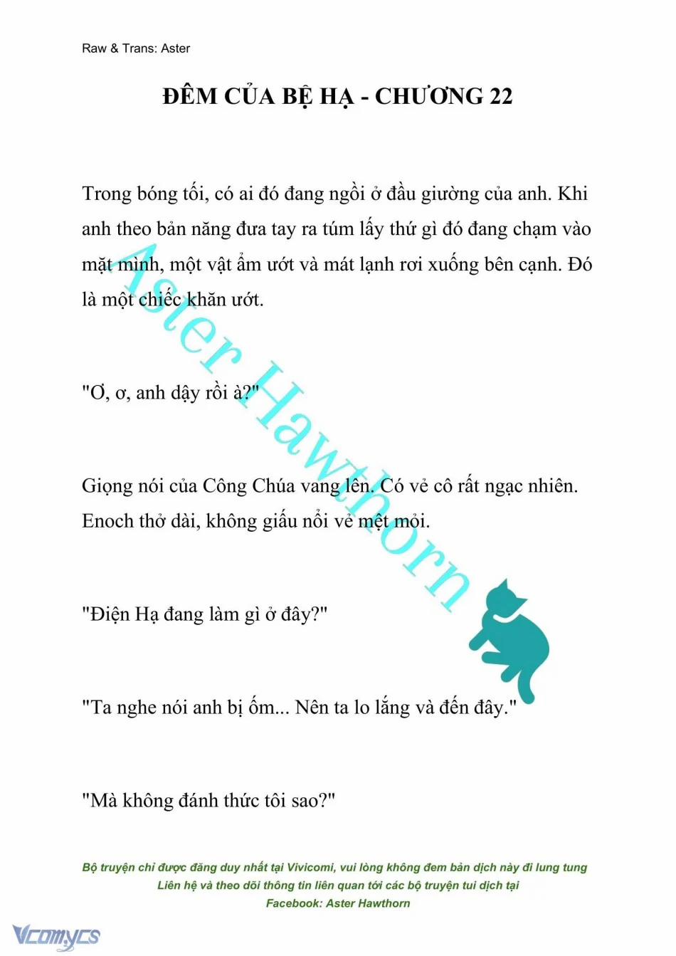 [Novel] Đêm Của Bệ Hạ 22 trang 0