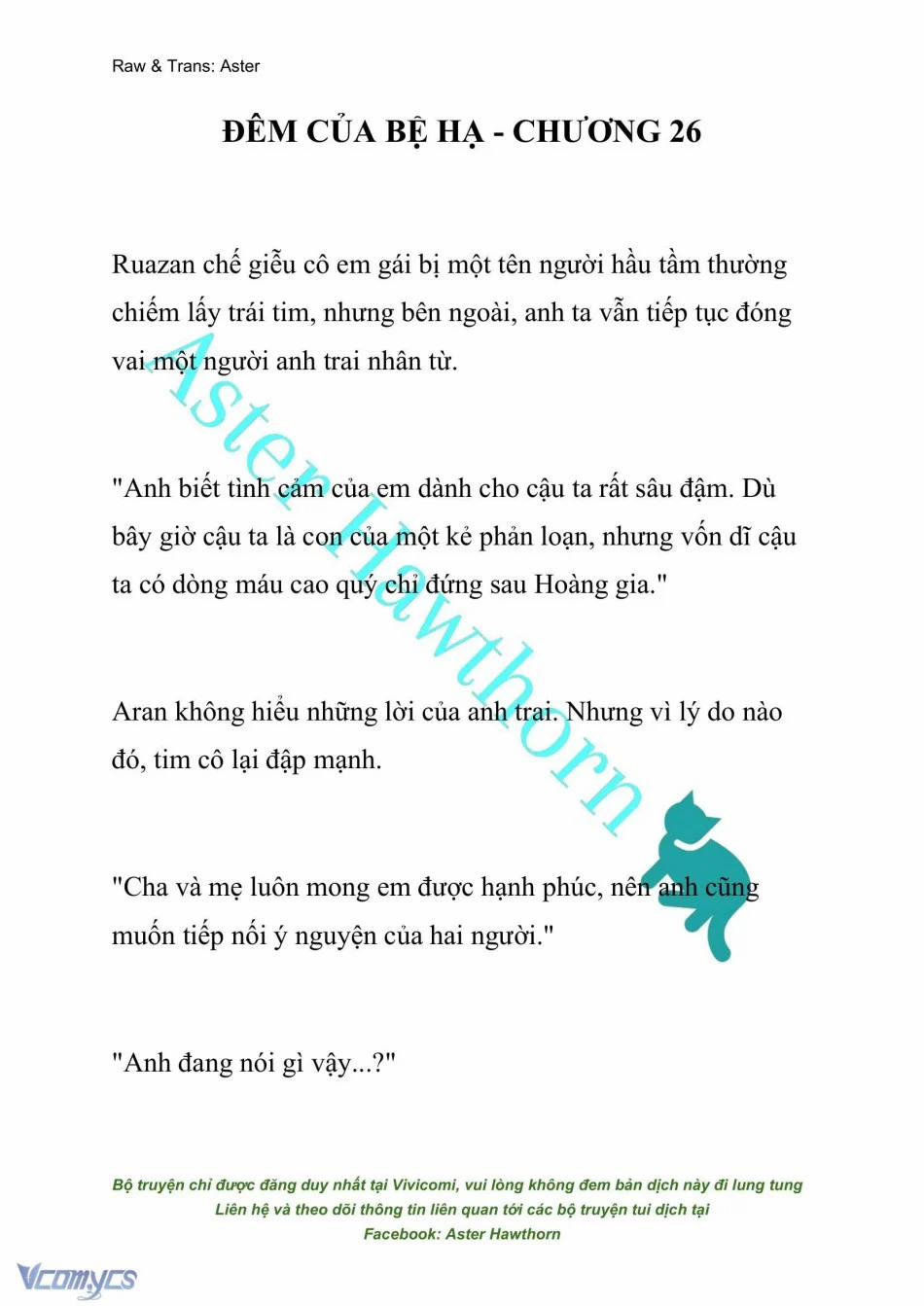 [Novel] Đêm Của Bệ Hạ 26 trang 0