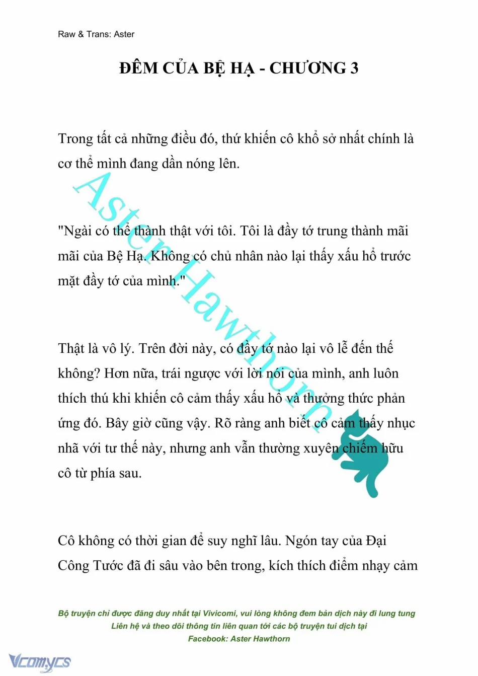 [Novel] Đêm Của Bệ Hạ 3 trang 0