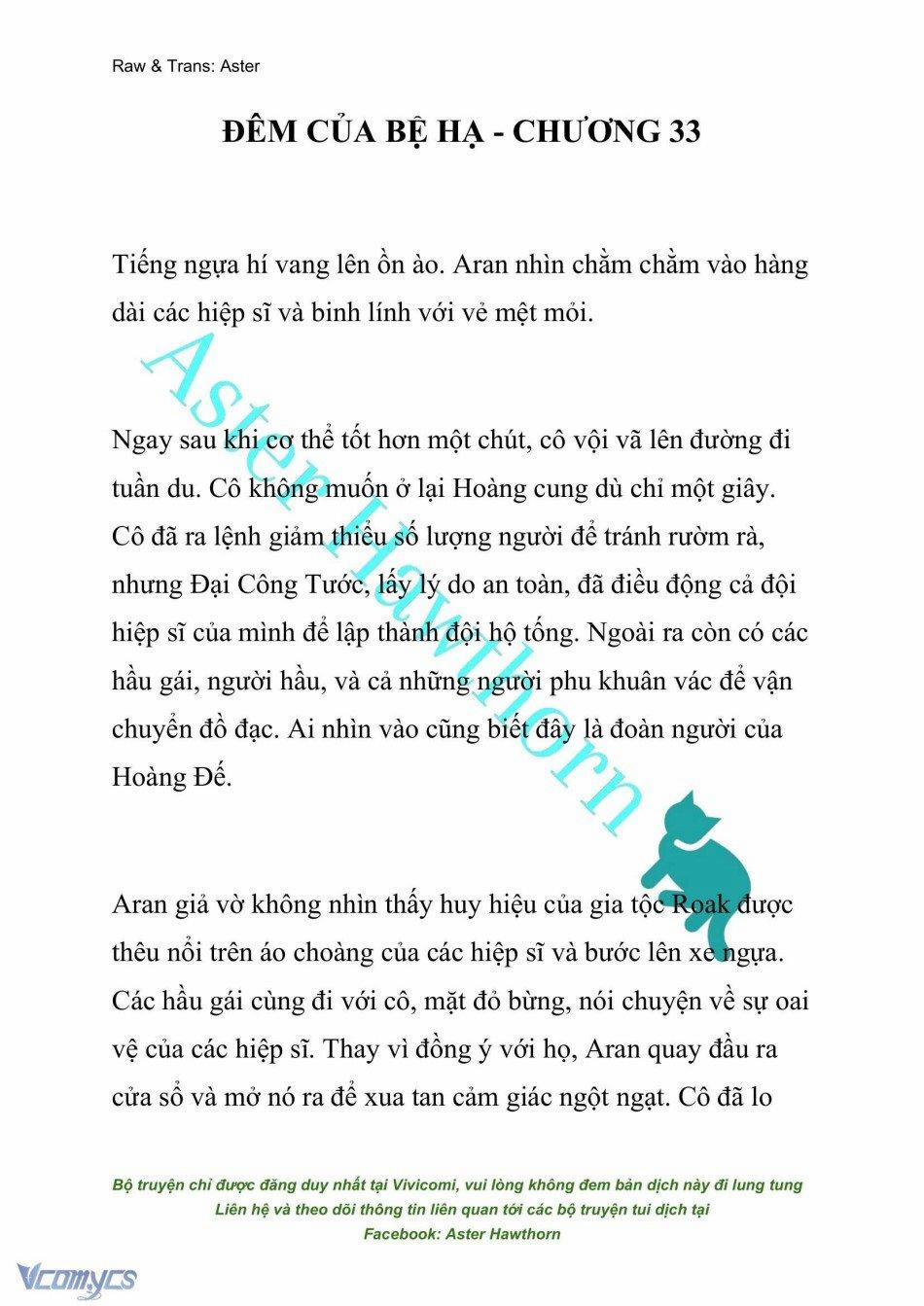 [Novel] Đêm Của Bệ Hạ 33 trang 0