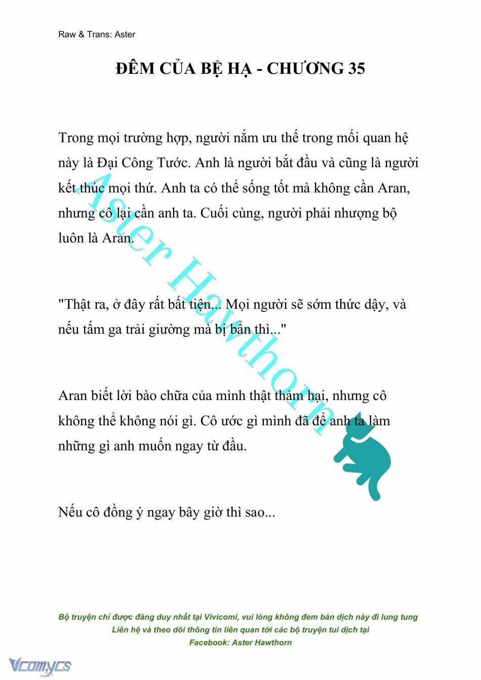 [Novel] Đêm Của Bệ Hạ 35 trang 0