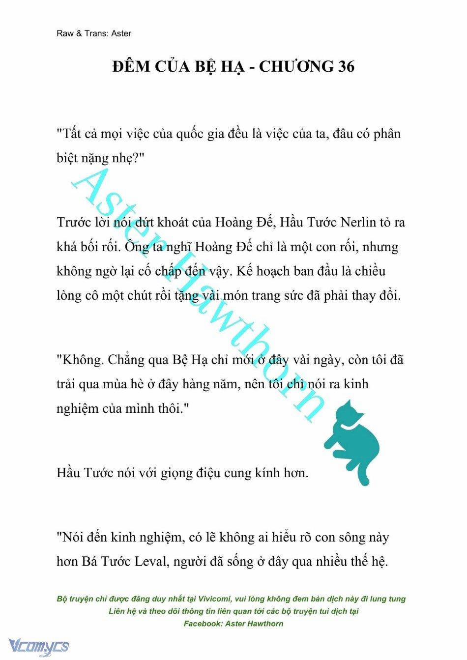 [Novel] Đêm Của Bệ Hạ 36 trang 0