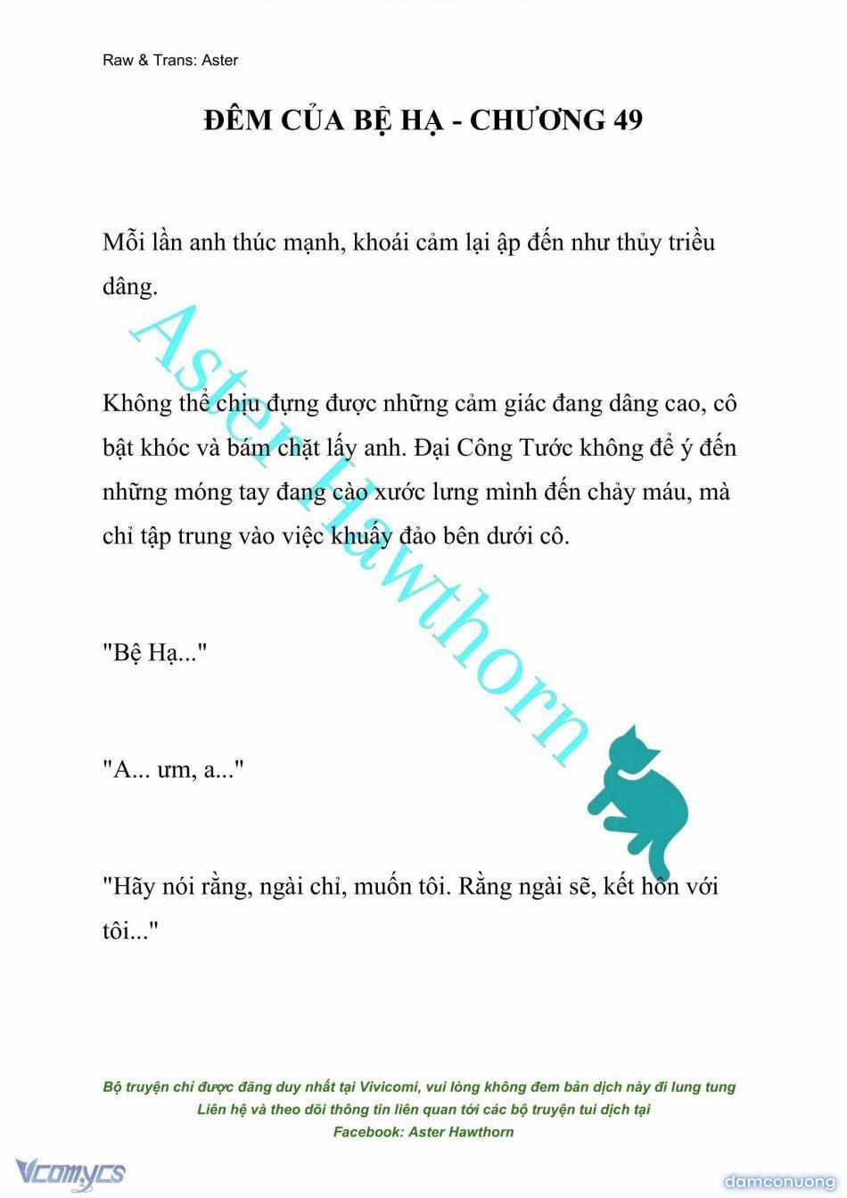 [Novel] Đêm Của Bệ Hạ 49 trang 0