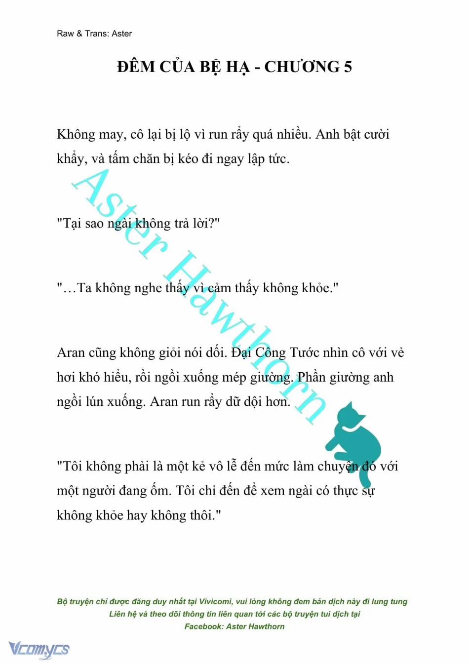 [Novel] Đêm Của Bệ Hạ 5 trang 0