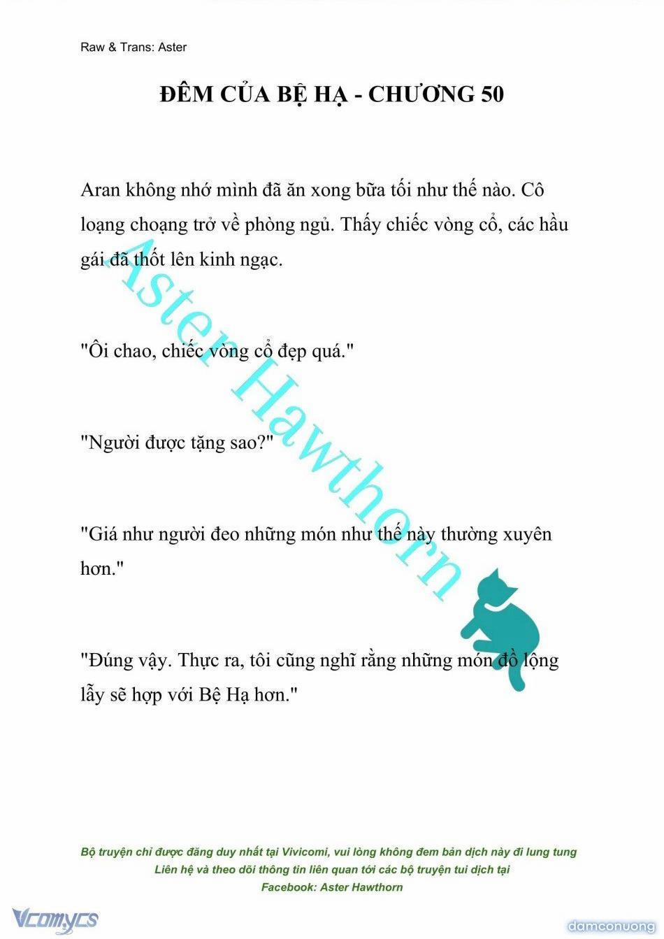 [Novel] Đêm Của Bệ Hạ 50 trang 0