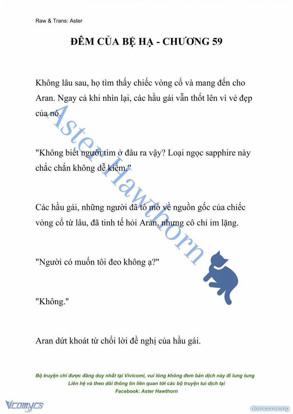 [Novel] Đêm Của Bệ Hạ 59 trang 0