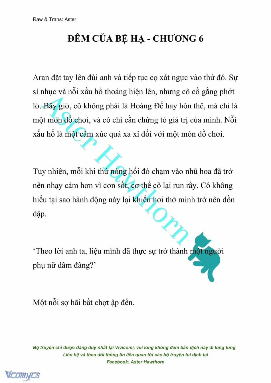 [Novel] Đêm Của Bệ Hạ 6 trang 0