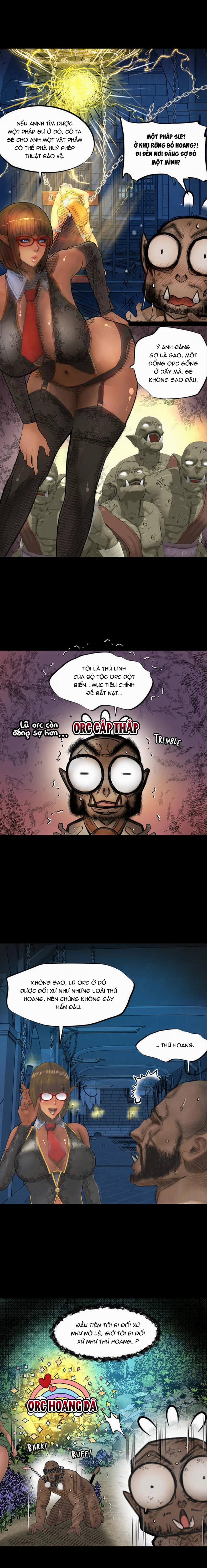 Nữ Hoàng Dark Elf Và Nô Lệ Orc 17 trang 10