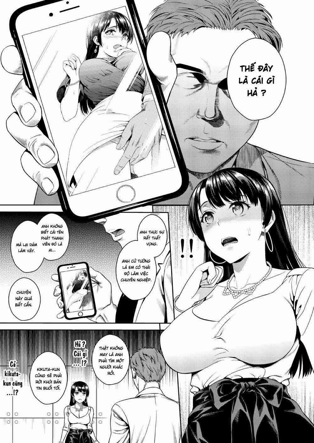 Nữ phát thanh viên bị uy hiếp Oneshot trang 13