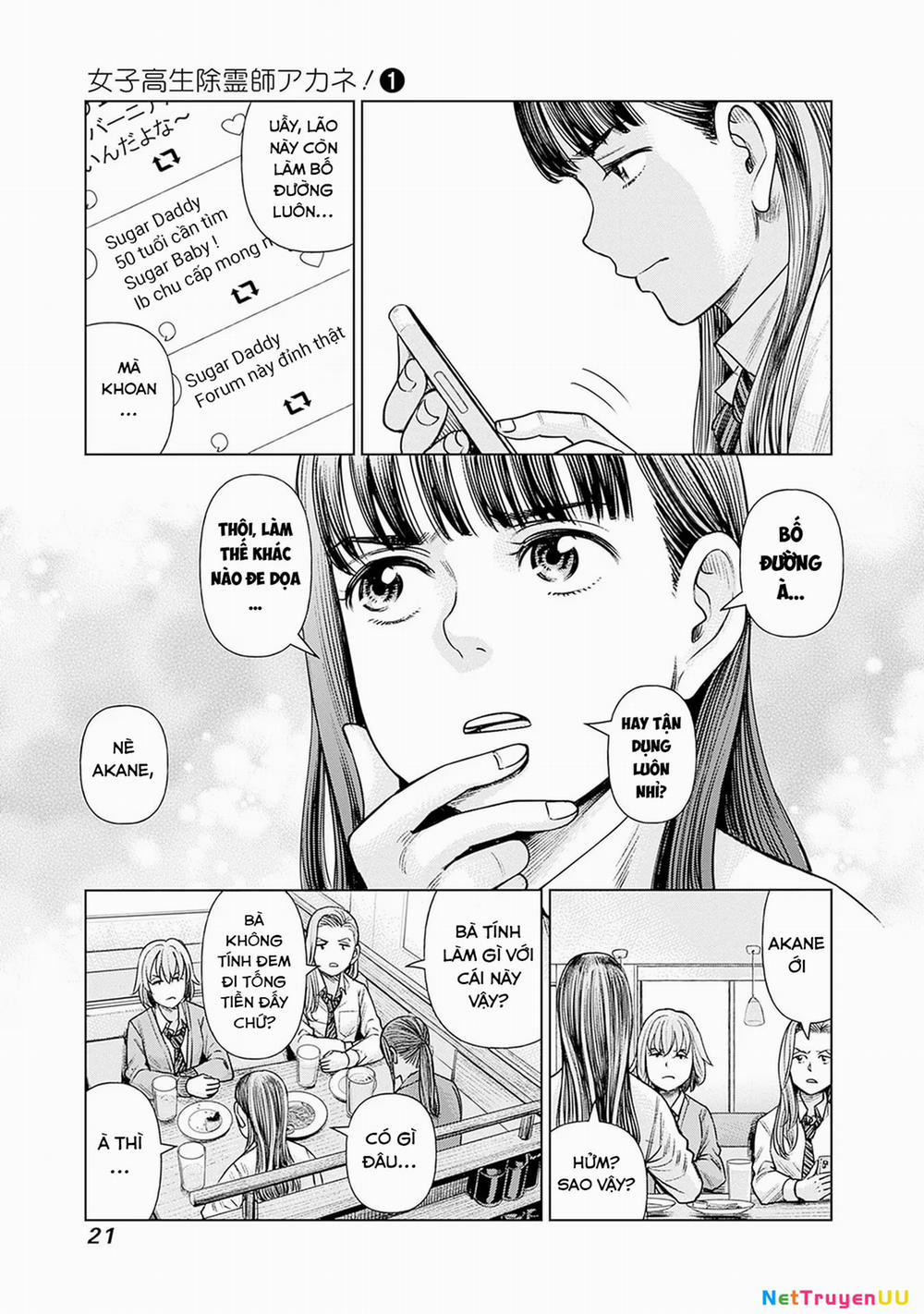 Nữ Sinh Trừ Tà Akane! 1 trang 17