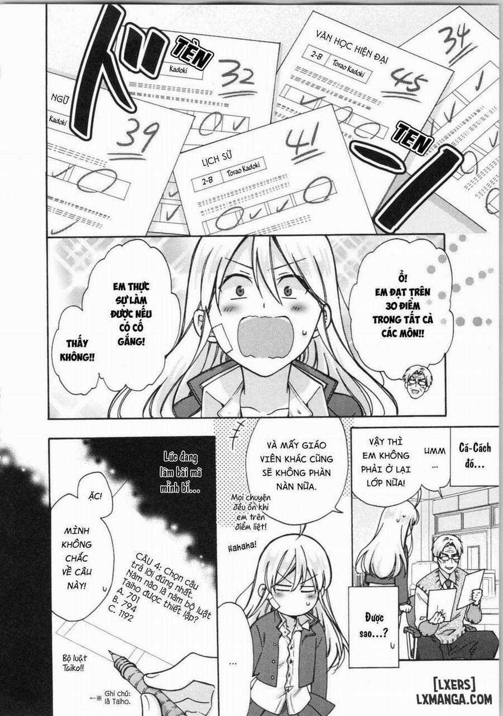 Nyotaika Yankee Gakuen: Ore no Hajimete, Nerawaretemasu! 17.5 trang 10