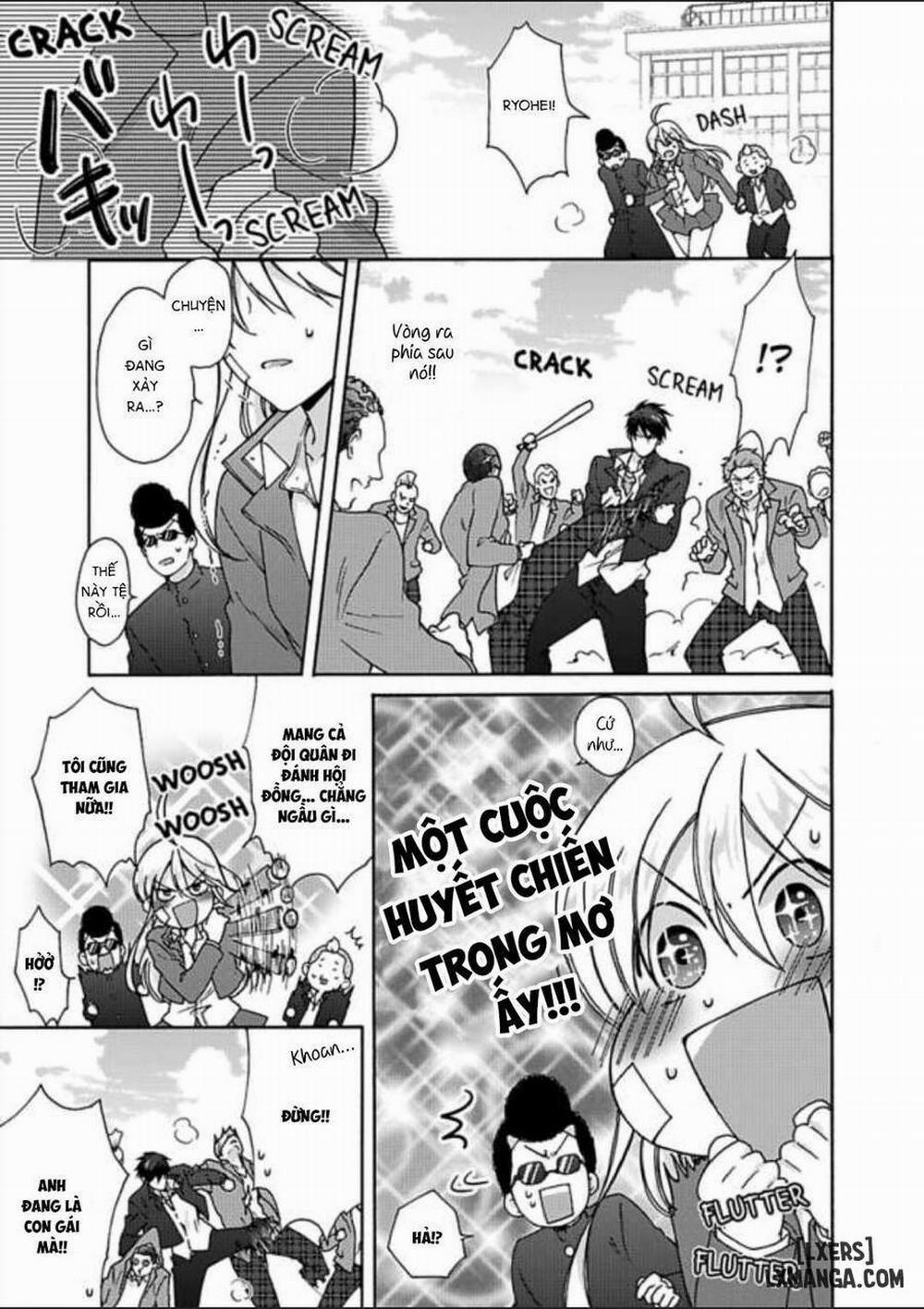 Nyotaika Yankee Gakuen: Ore no Hajimete, Nerawaretemasu! 23 trang 4