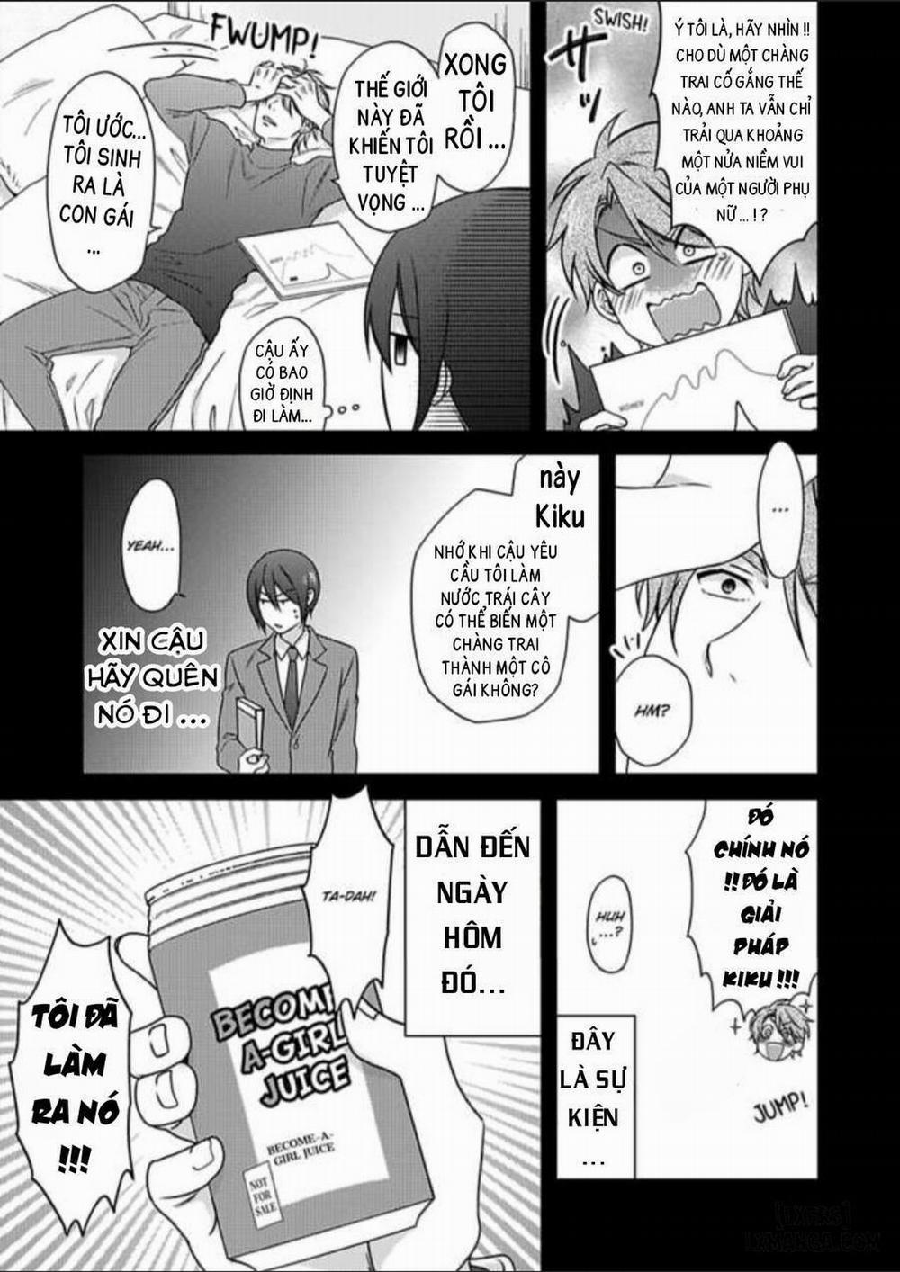 Nyotaika Yankee Gakuen: Ore no Hajimete, Nerawaretemasu! 34 trang 13