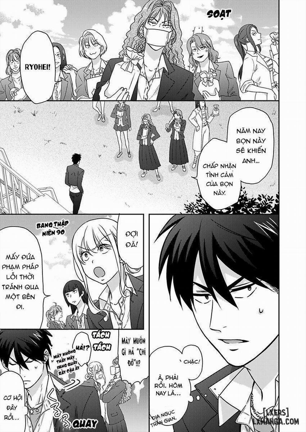 Nyotaika Yankee Gakuen: Ore no Hajimete, Nerawaretemasu! 38 trang 9