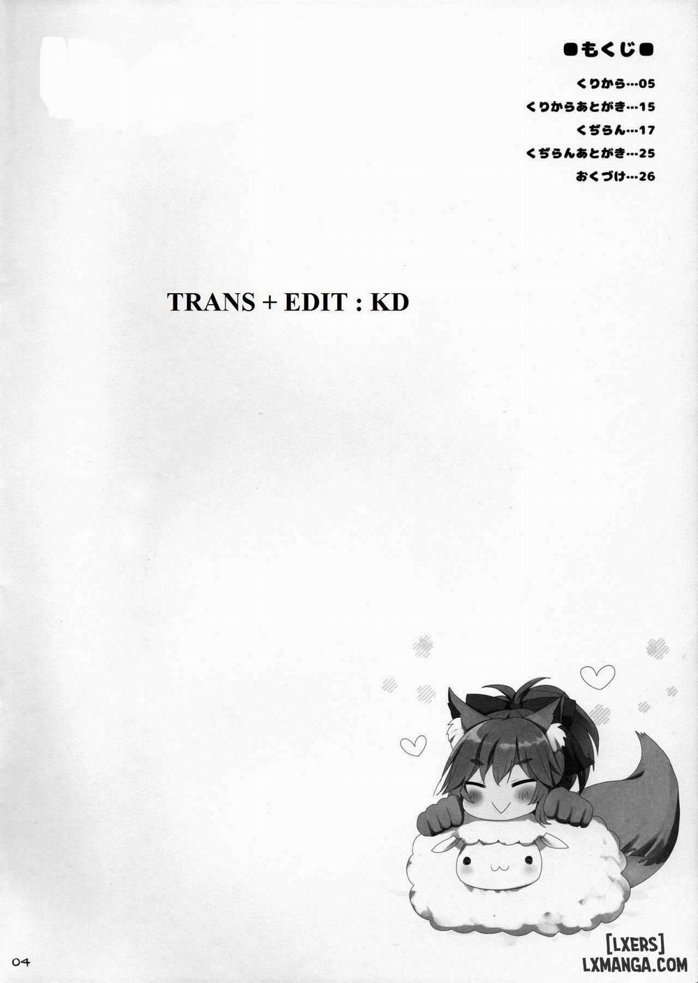 Nyuuri Keizoku Kyousha Kikan Yon Oneshot trang 2