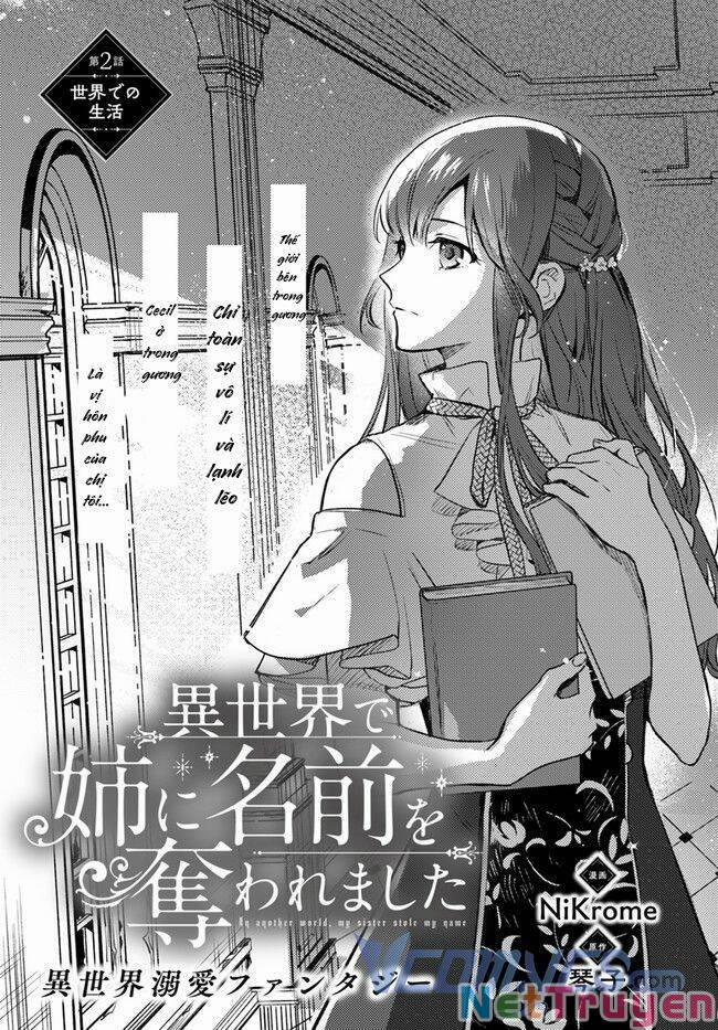 Ở Thế Giới Mà Chị Tôi Đã Lấy Tên Của Tôi 2 trang 2