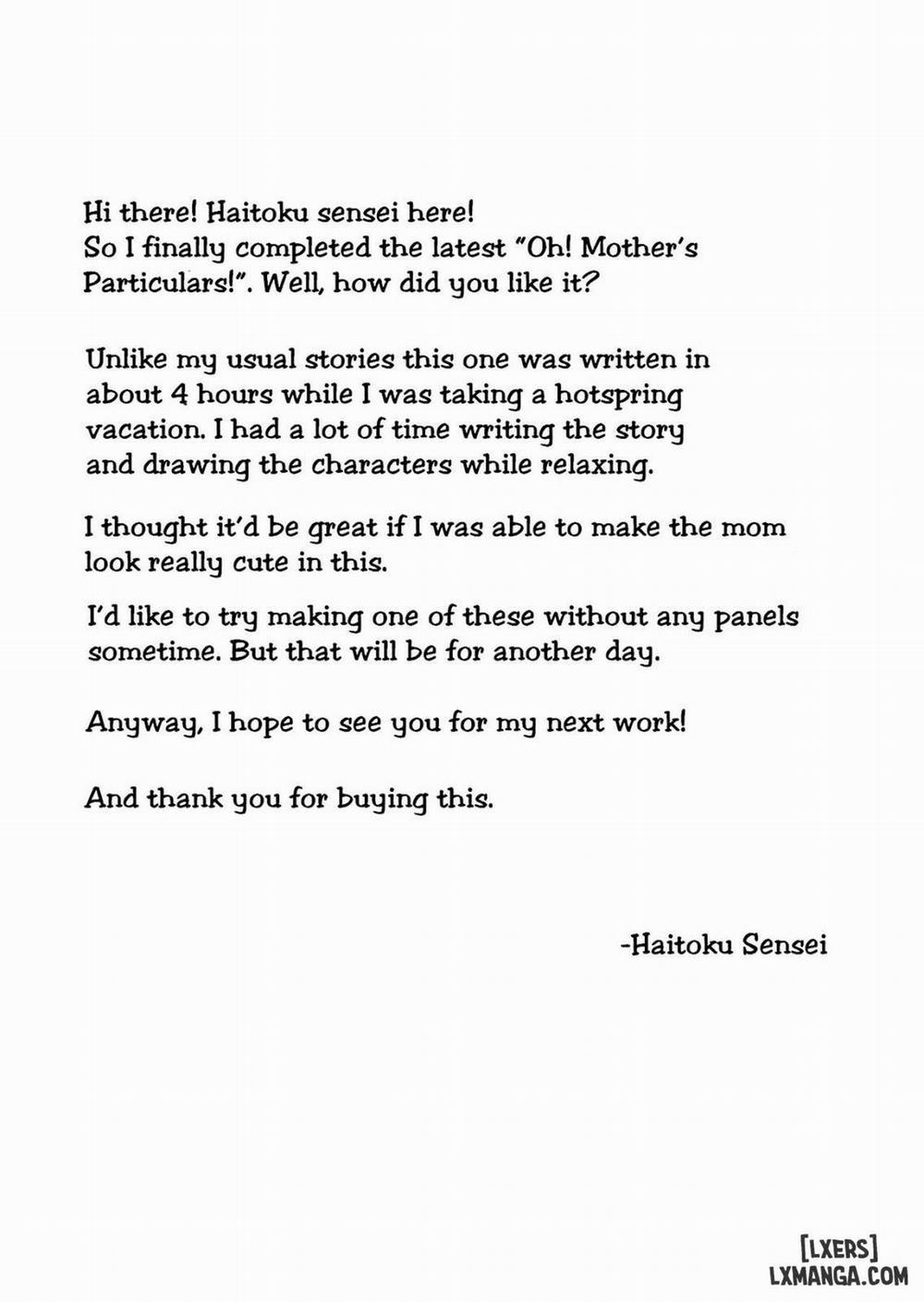 Oh! Mother’s Particulars! – Hot Spring Vacation Edition 1 trang 53