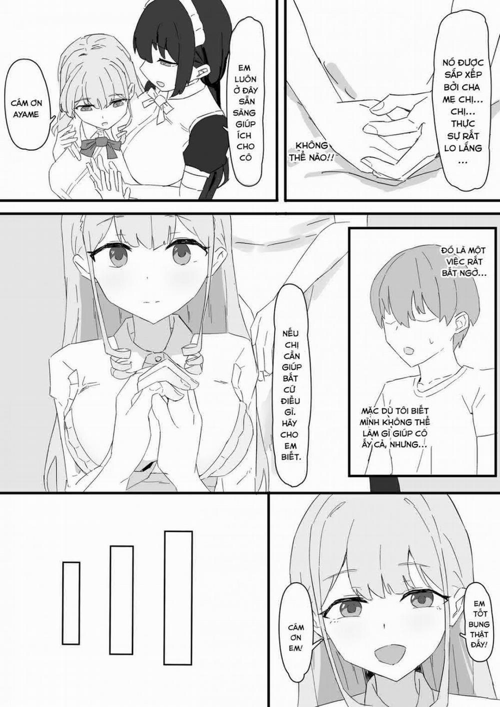 Ojou-sama to Maid o Iinazuke ni Torarete Okobore Ecchi suru Hanashi Oneshot trang 6