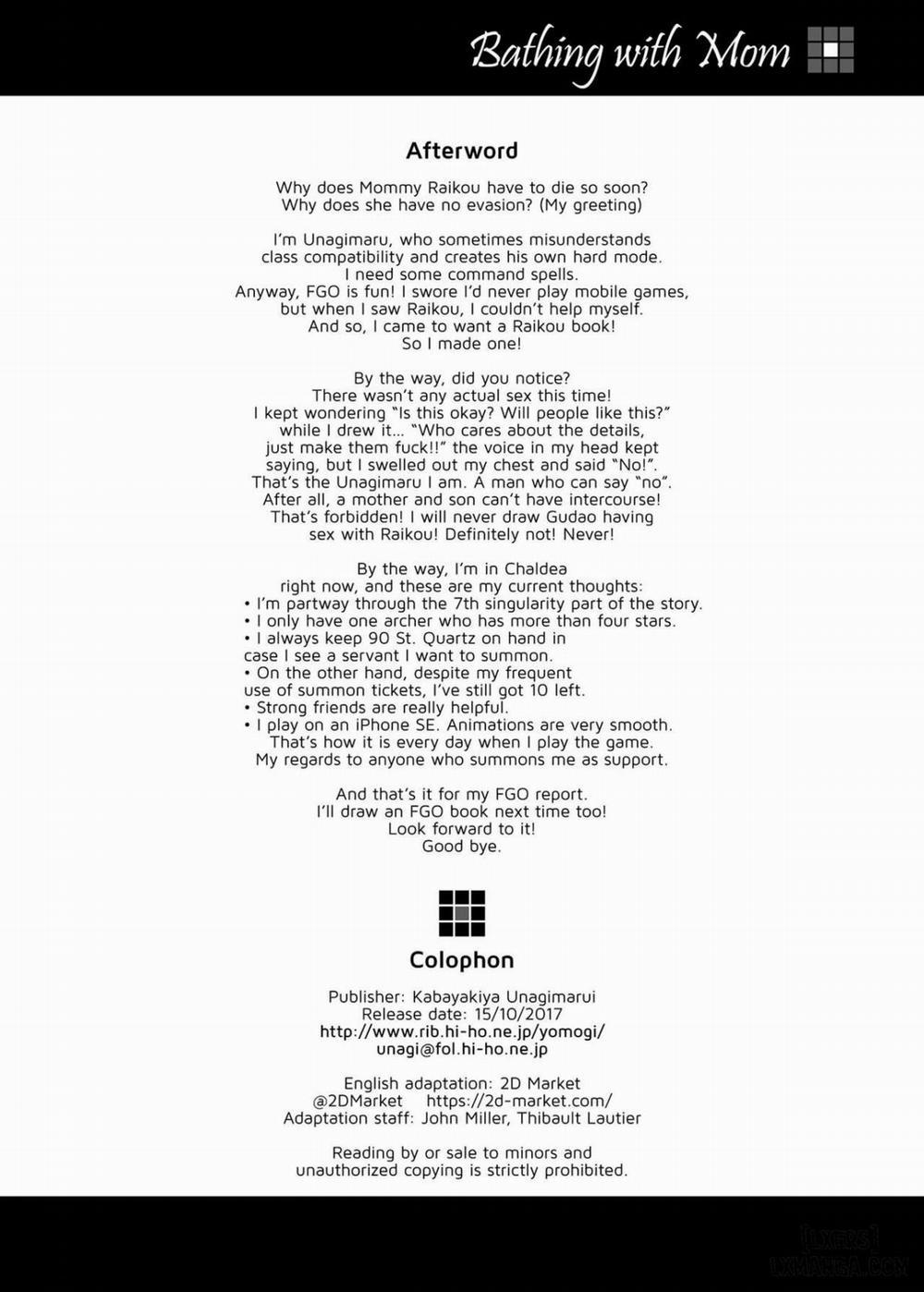 Okaa-san to Ofuro Oneshot trang 12