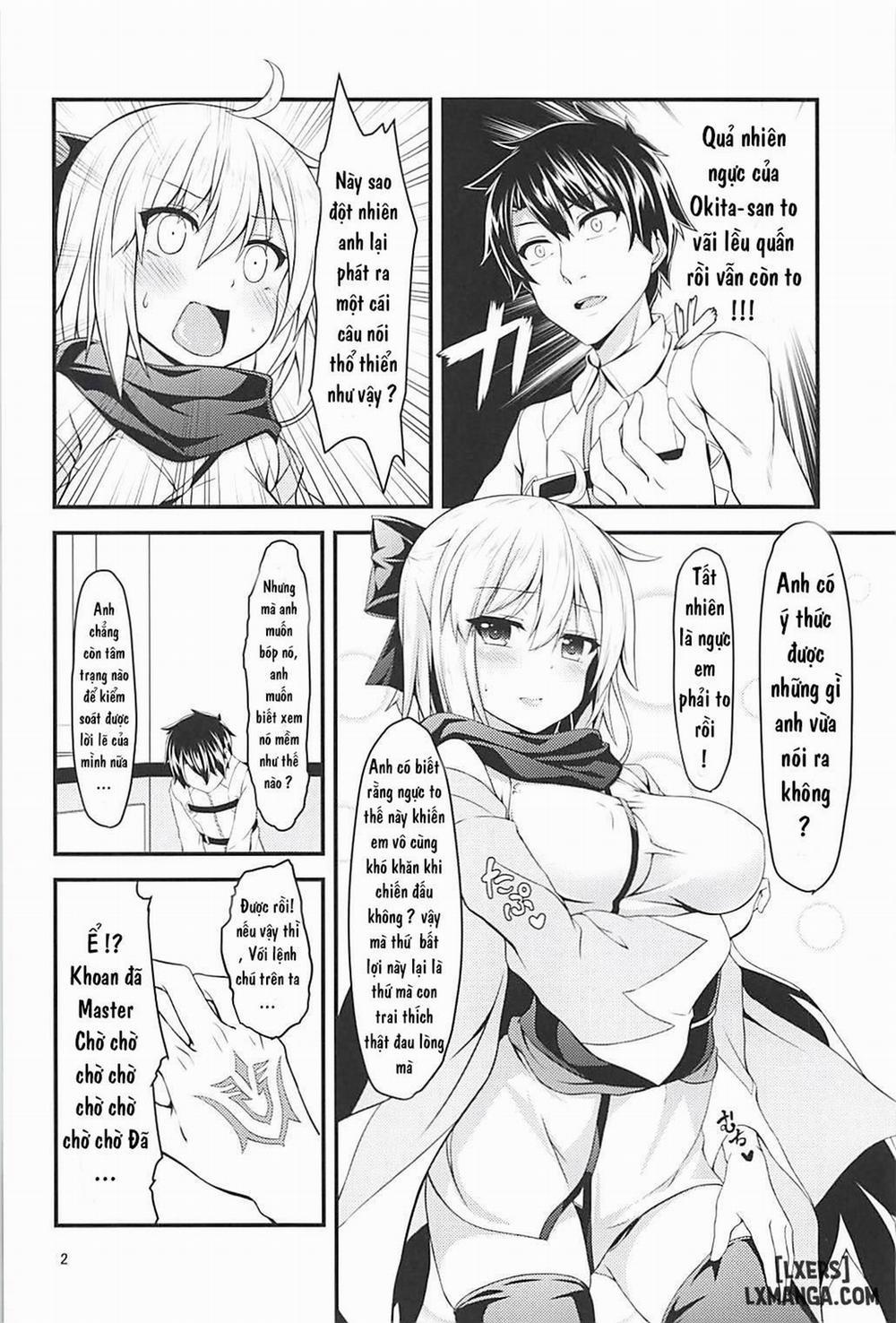 Okita-san to Chaldea Icha Love Ecchi Shitai Oneshot trang 3