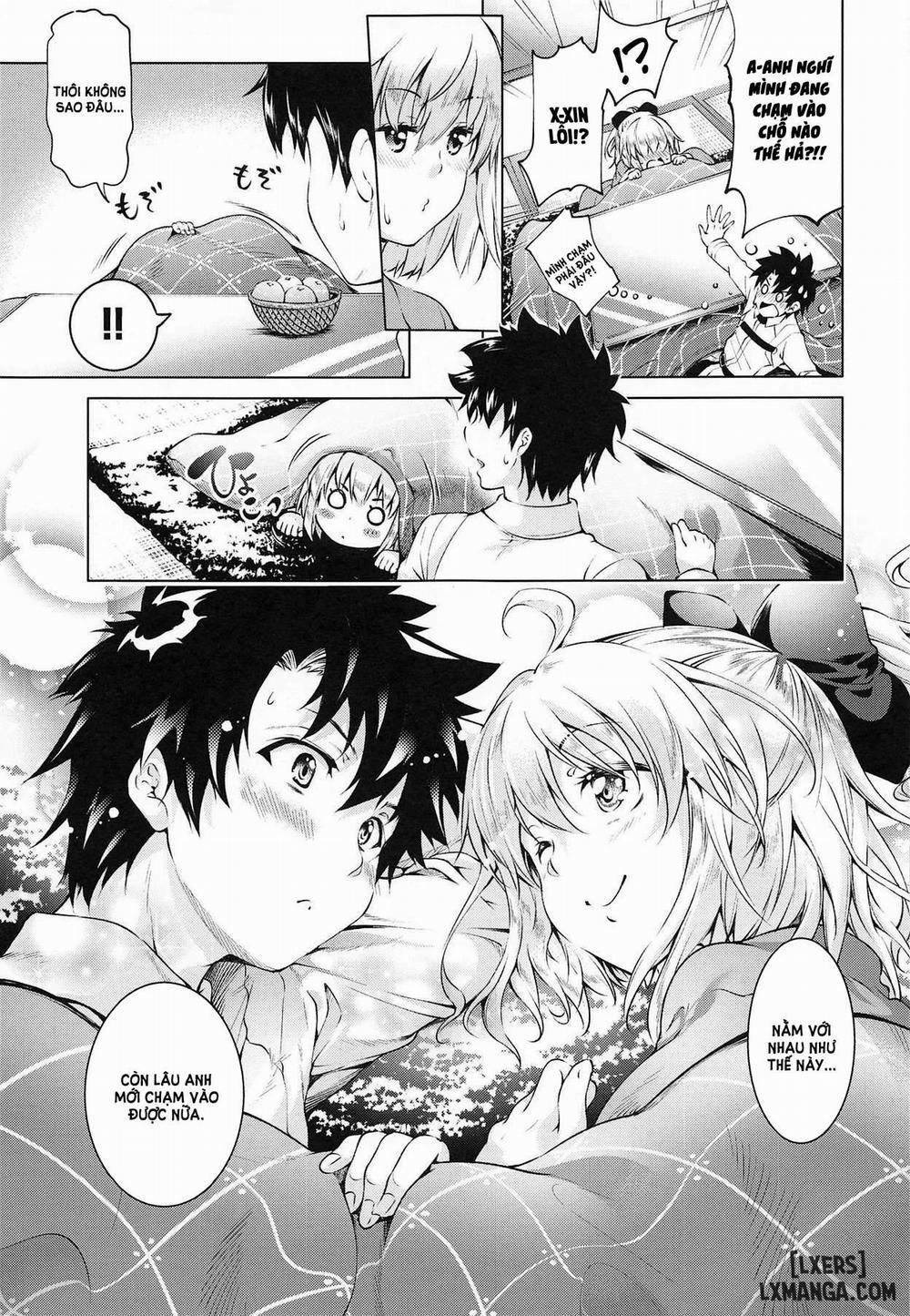 Okita-san to Kotatsu Ecchi Oneshot trang 3
