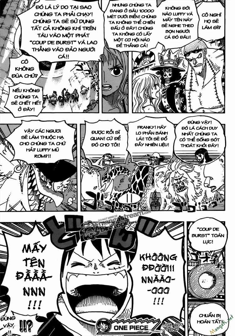 One Piece 607 trang 11