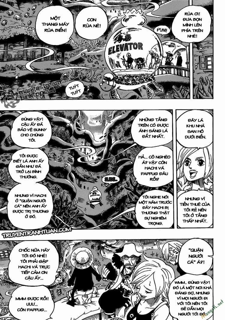 One Piece 608 trang 11