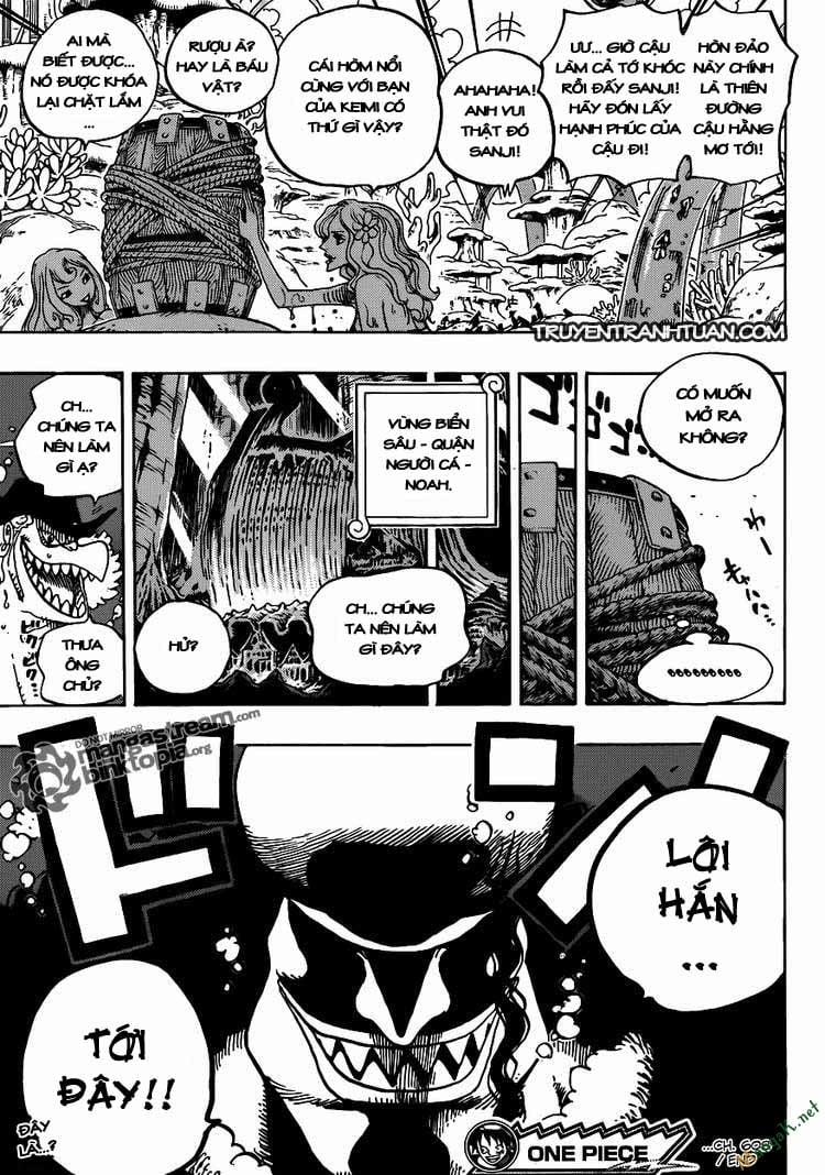 One Piece 608 trang 14