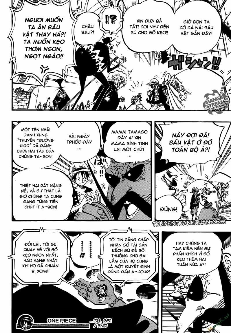 One Piece 651 trang 14