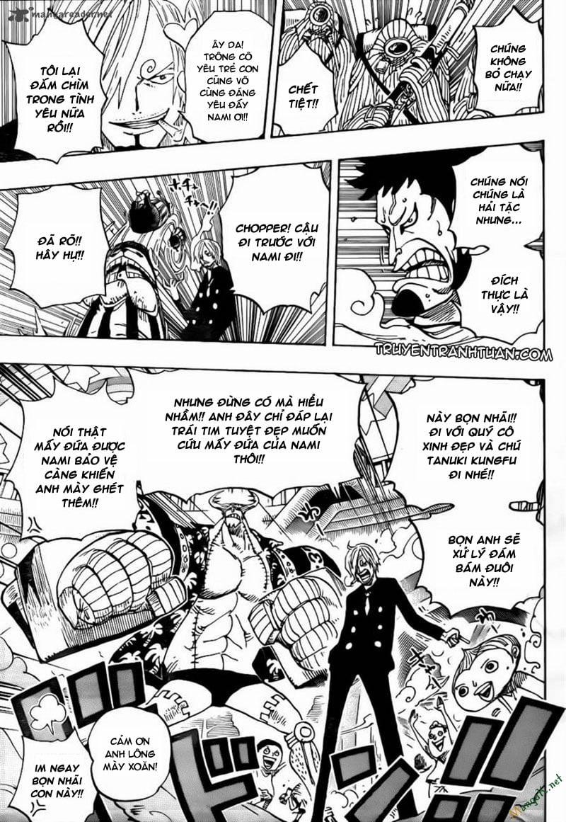 One Piece 658 trang 9