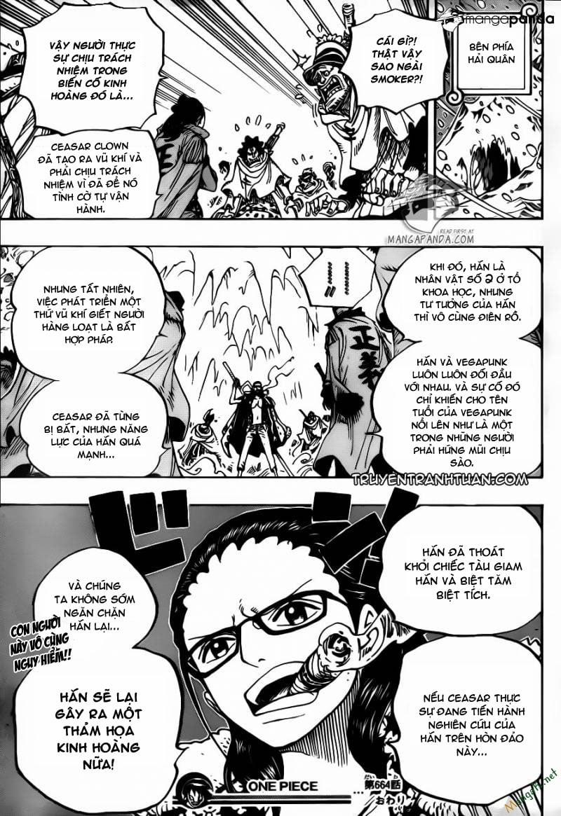 One Piece 664 trang 16