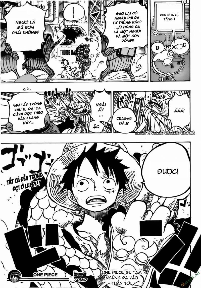 One Piece 688 trang 16