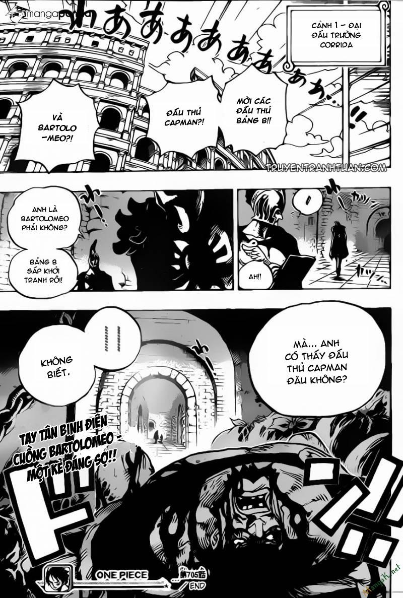 One Piece 705 trang 18
