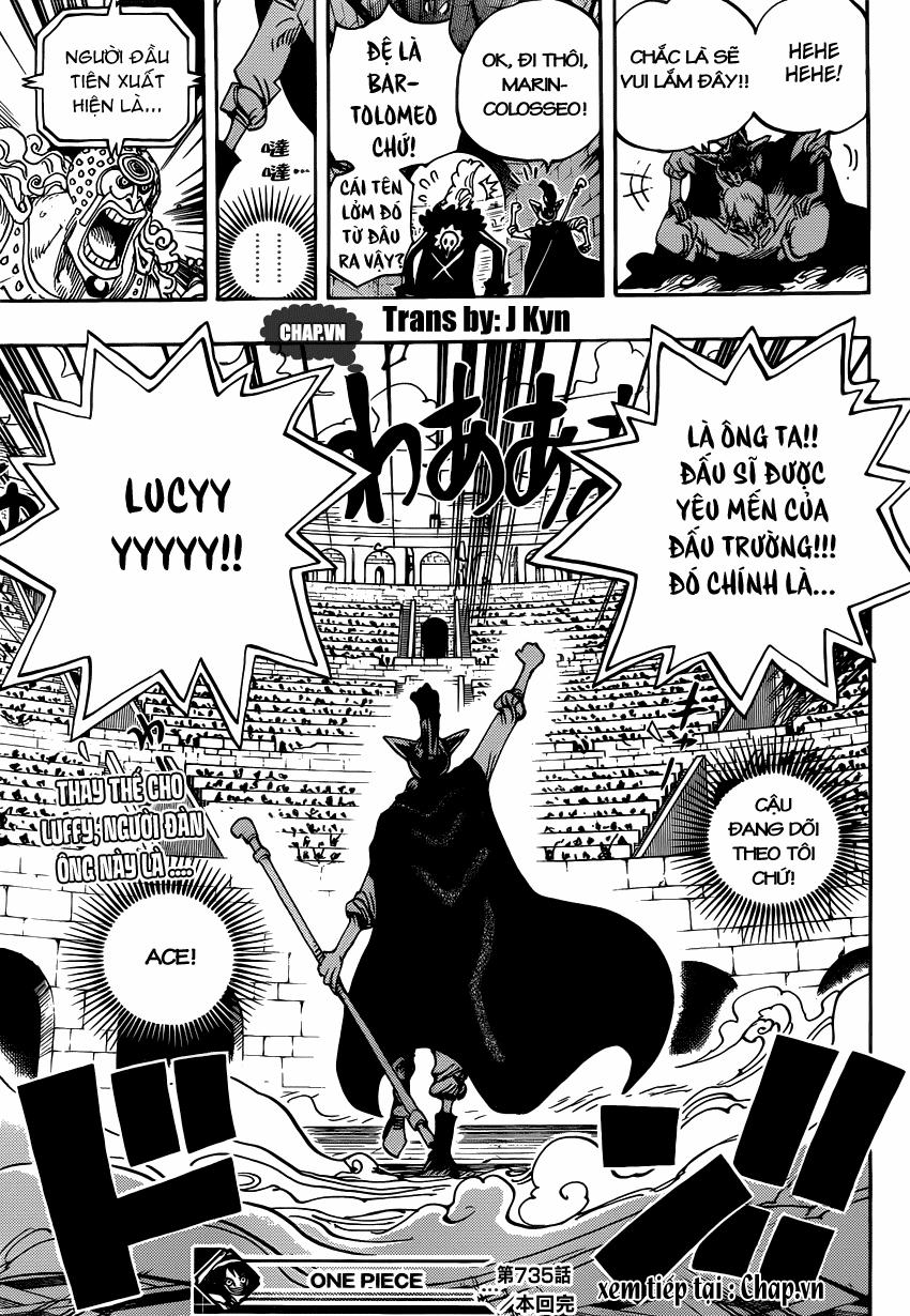 One Piece 735 trang 17
