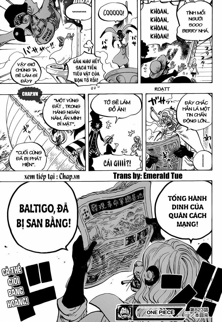 One Piece 823 trang 14