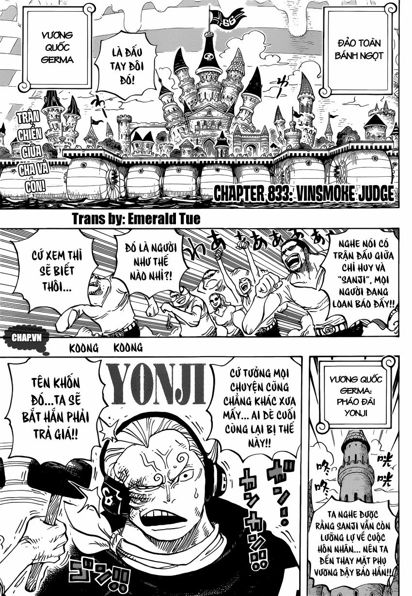 One Piece 833 trang 1