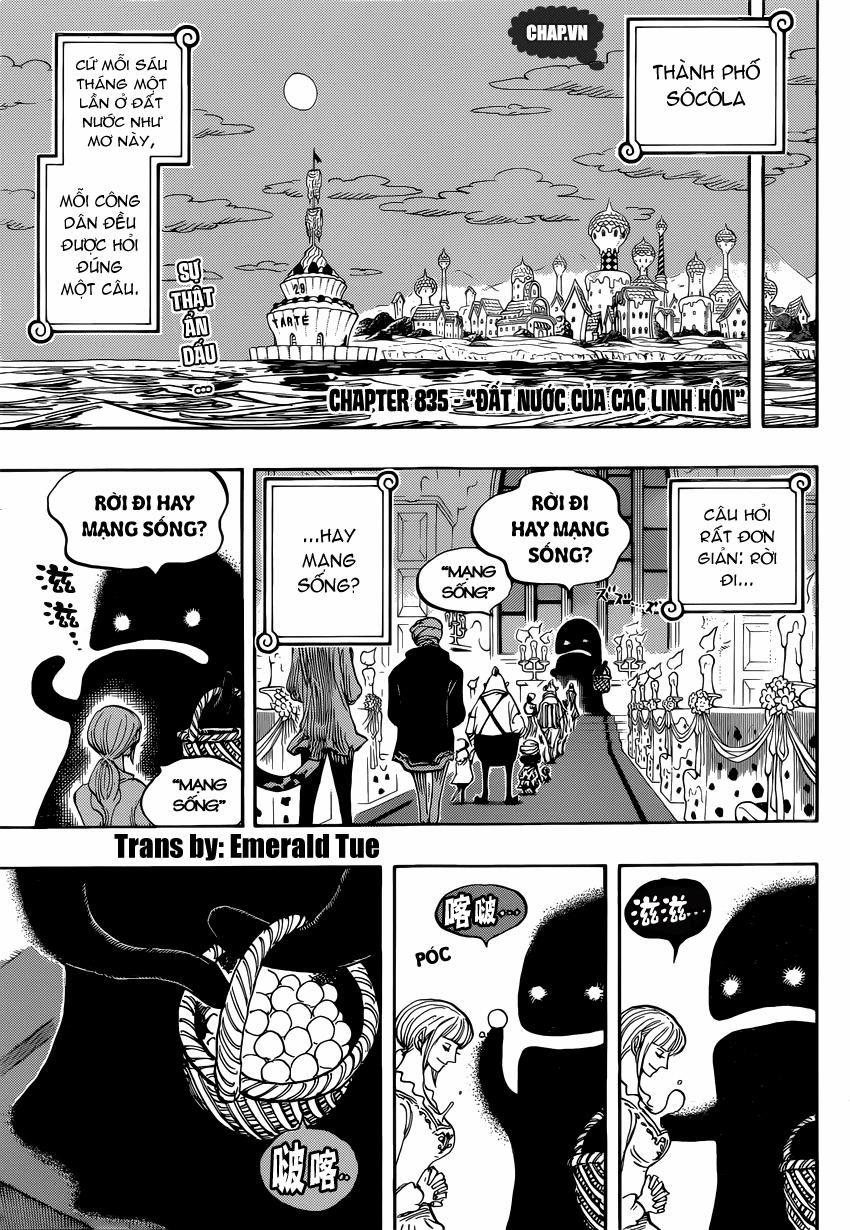 One Piece 835 trang 1