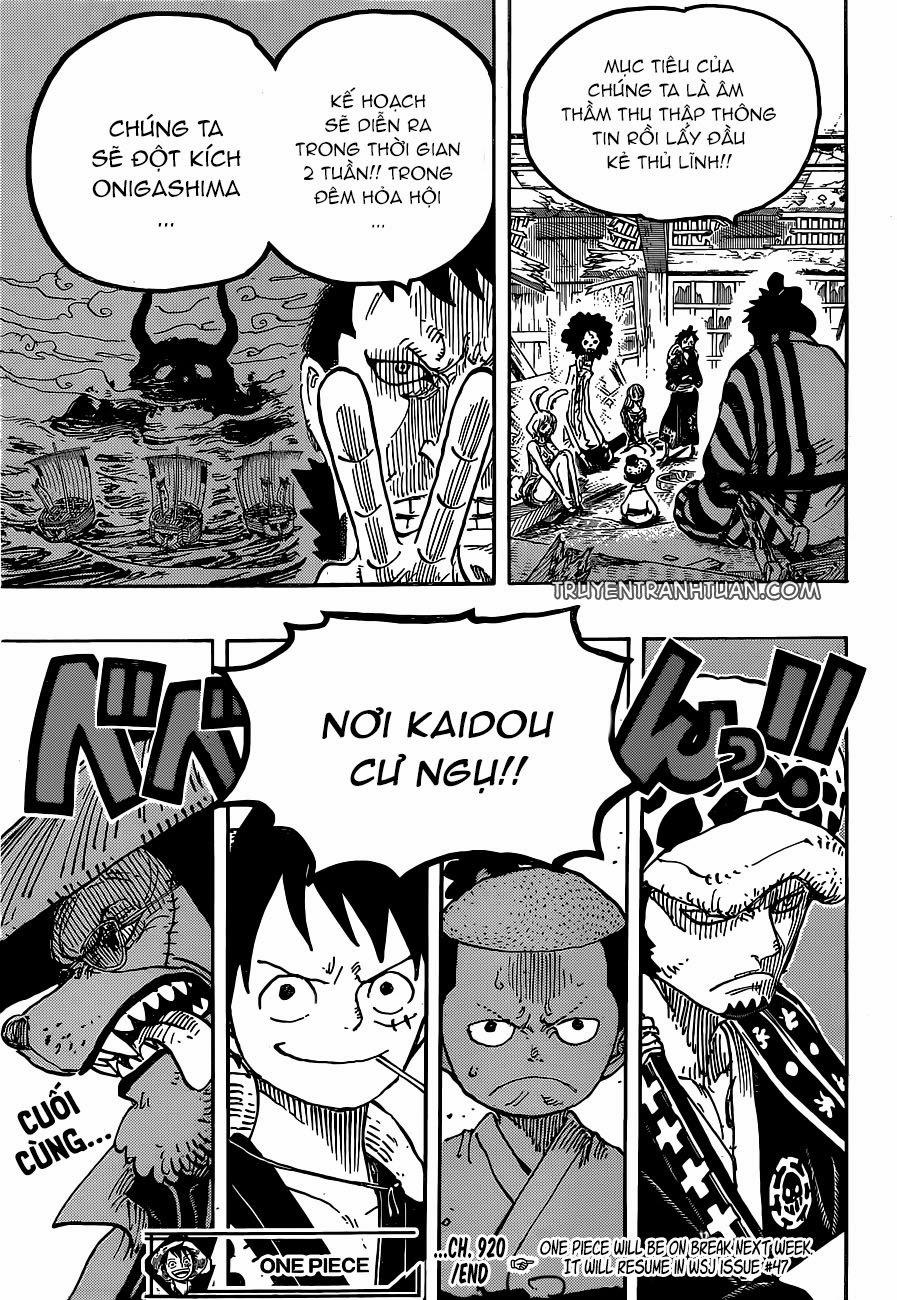 One Piece 920 trang 14