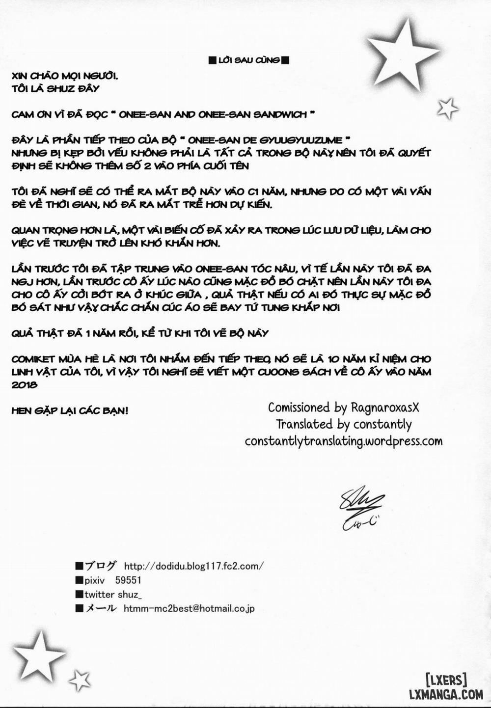 Onee-san to Onee-chan de Sandwich Oneshot trang 23