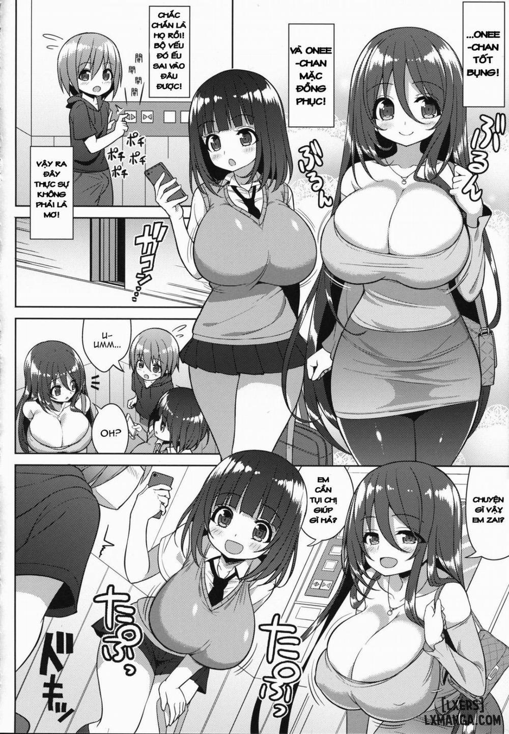Onee-san to Onee-chan de Sandwich Oneshot trang 4