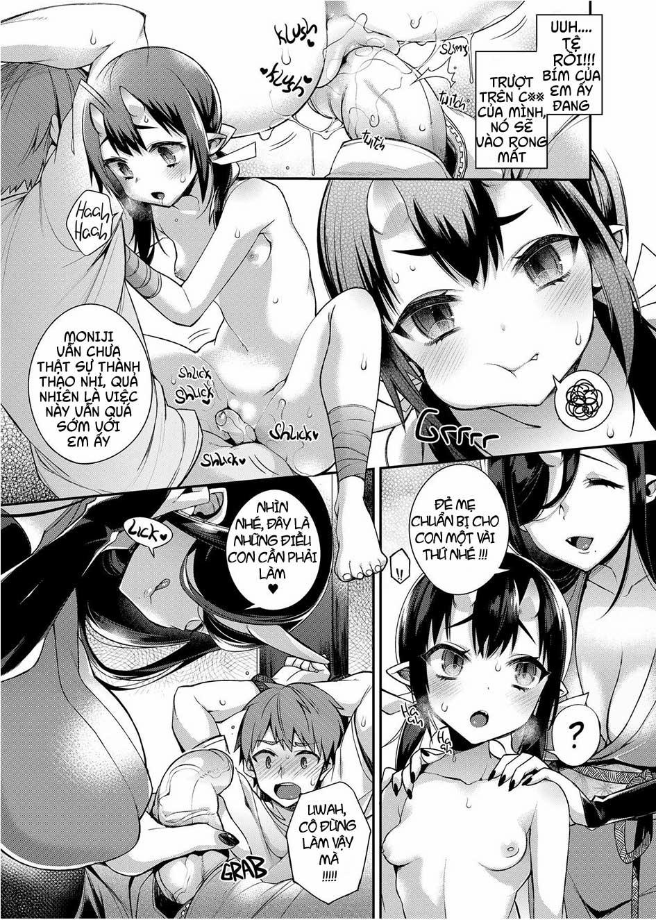 Oni no Oyako wa Hito no Osu to Kozukuri ga Shitai ONESHOT trang 9