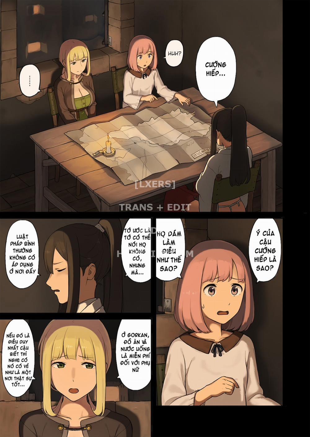 Onna Boukensha-tachi ga Sabaku no Oasis ni Tachiyoru to Oneshot [Full Color] trang 3