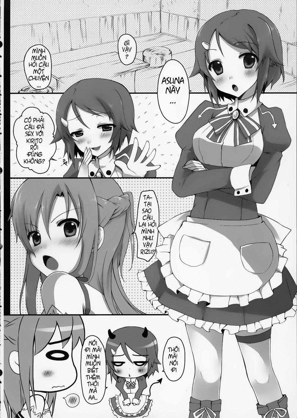 Onnanoko No Himitsubanashi (Sword Art Online) Oneshot trang 3
