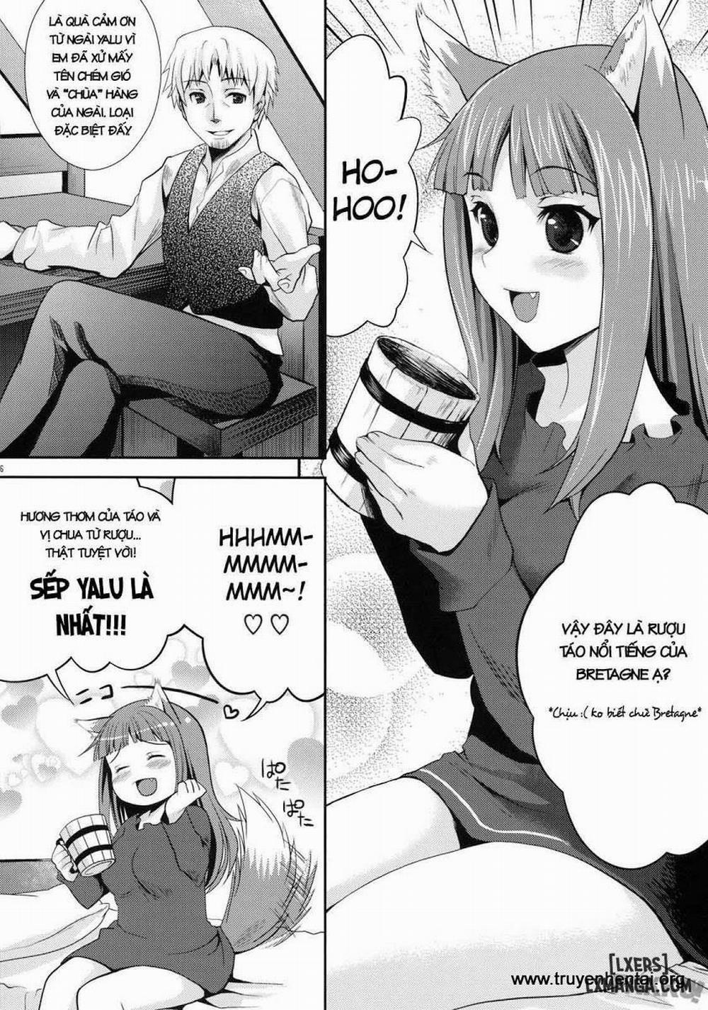 Ookami to Mitsu Ringo Oneshot trang 4