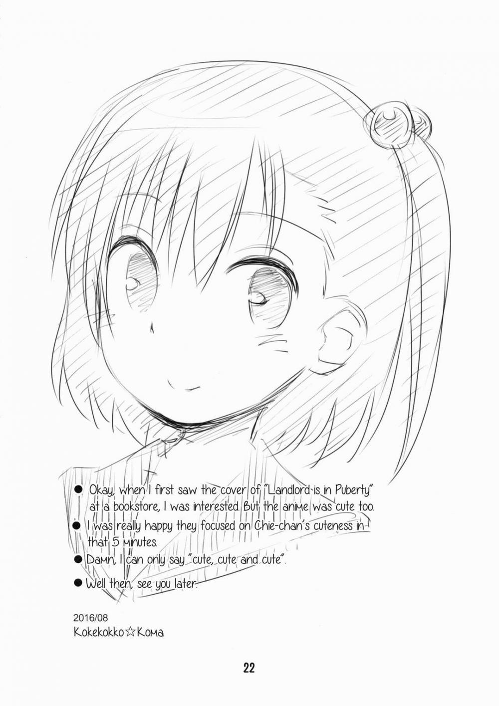 Ooya-san wa Dainiji Seichouki!! (Ooya-san wa Shishunki!) Bonus trang 1