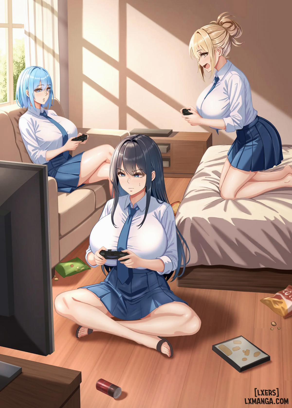 Ore no Heya, Iribitari Gal Darake -Bakunyuu Bi-Gal to 4P Nakadashi Life Siuuu Phẩm trang 3